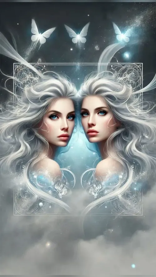 A constellation map tracing zodiac signs through different relationship phases